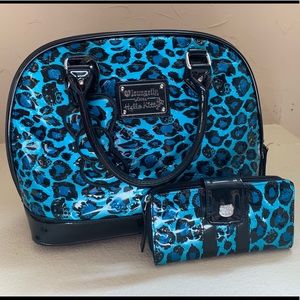 Hello Kitty Blue Tote + Wallet